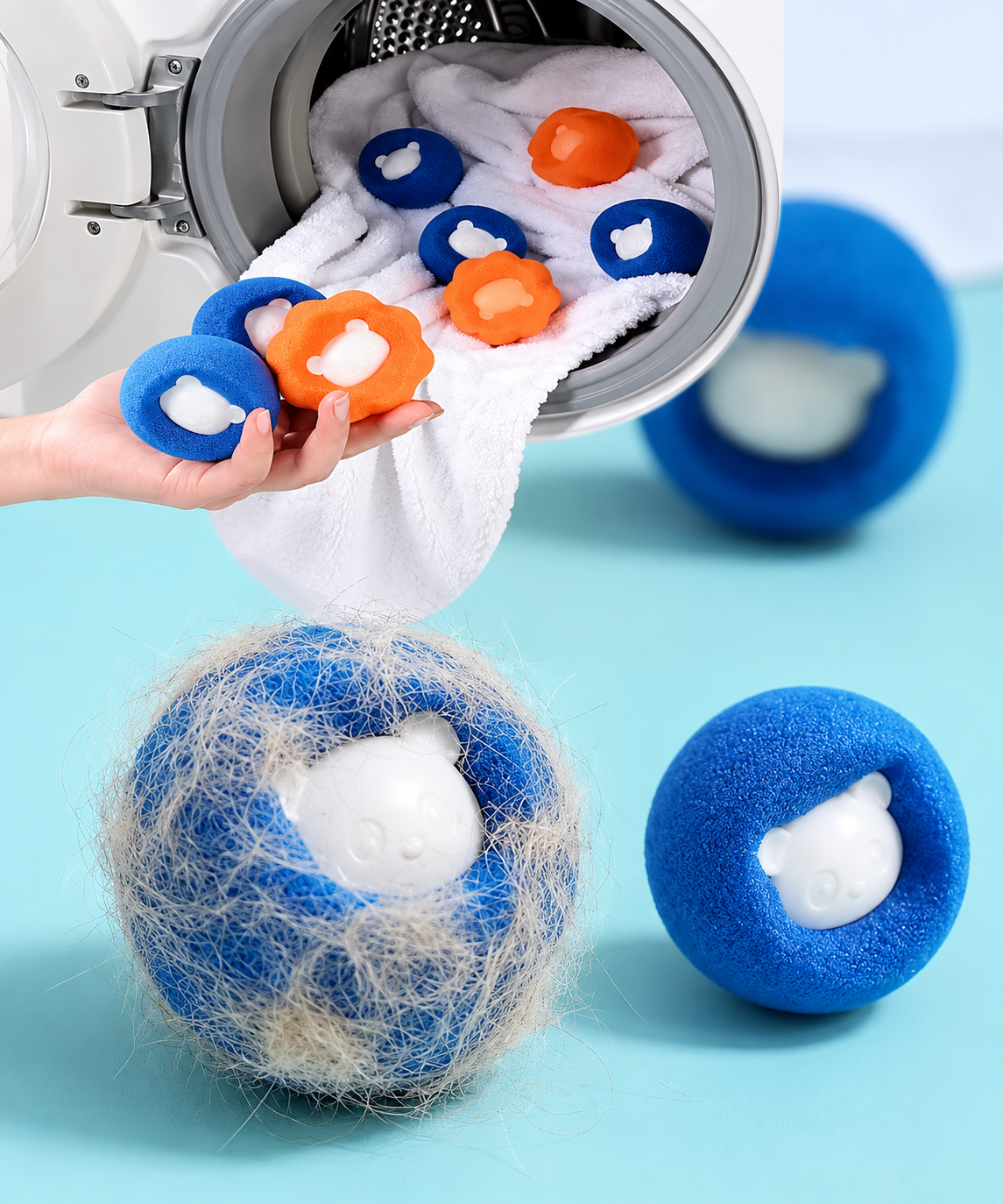 Laundry balls, 10 pcs